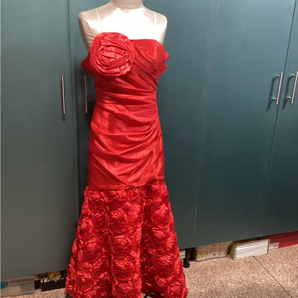Nwt. Josh And Jazz Satin Strapless Gown
